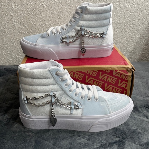 Vans | Shoes | Vans Womens White Velvet 